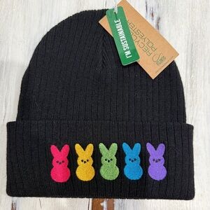 Easter Spring Bunny Peeps Beanie Hat